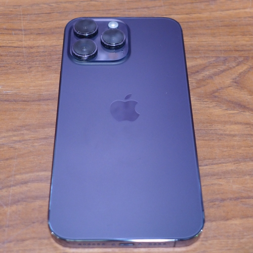 3133 - Apple IPhone 14 Pro Max Deep Purple Mobile Phone - 256GB - model no:- MQ9X3ZD/A, original RRP £1054.... 