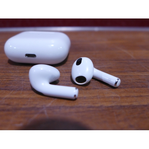 3146 - Airpods 3rd Gen & Case - model no:- MME73ZM/A, original RRP £139.99 + VAT (303-54) * This lot is sub... 