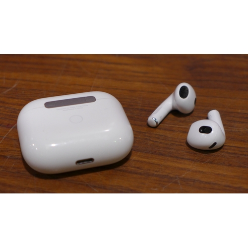 3146 - Airpods 3rd Gen & Case - model no:- MME73ZM/A, original RRP £139.99 + VAT (303-54) * This lot is sub... 