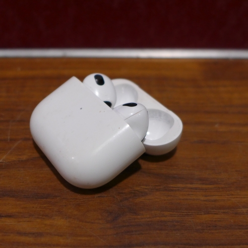 3147 - Airpods 3rd Gen & Case - model no:- MME73ZM/A, original RRP £139.99 + VAT (303-53) * This lot is sub... 