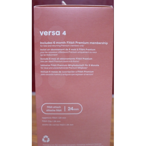 3153 - Fitbit Versa 4 Pink, original RRP £144.99 + VAT            (303-60) * This lot is subject to VAT