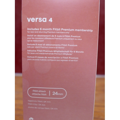 3154 - Fitbit Versa 4 Pink, original RRP £144.99 + VAT            (303-61) * This lot is subject to VAT