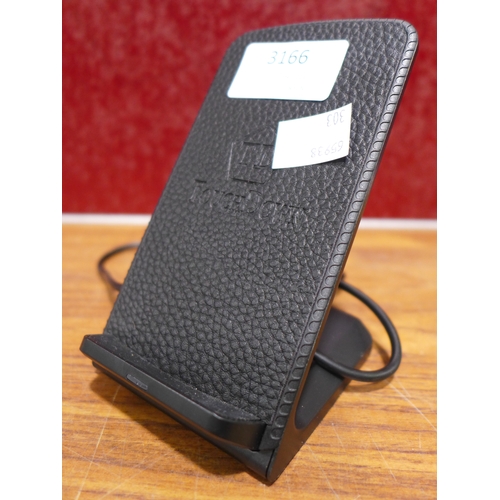 3166 - TouchDown Leather Mounted Pad (black)           (303-41) * This lot is subject to VAT