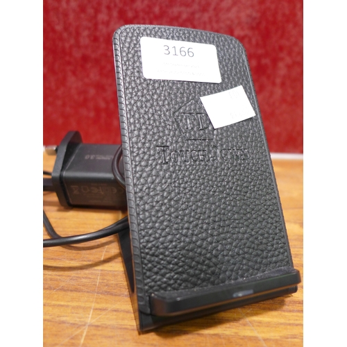 3166 - TouchDown Leather Mounted Pad (black)           (303-41) * This lot is subject to VAT