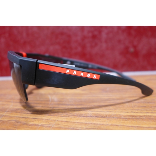 3177 - Prada Sport Black Plastic Polarized Sunglasses, original RRP £108.33 + VAT (303-283) * This lot is s... 