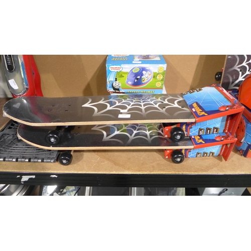 3194 - Two Spiderman skateboards