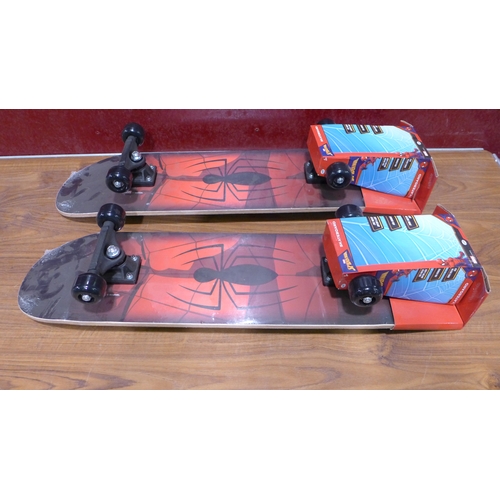 3194 - Two Spiderman skateboards