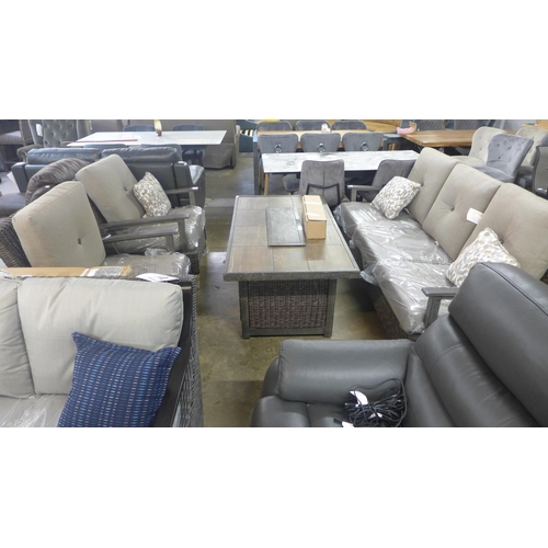 1443 - An Agio Brentwood Fire Deep Seating Set, original RRP £1166.66 + vat (4182-26) *This lot is subject ... 