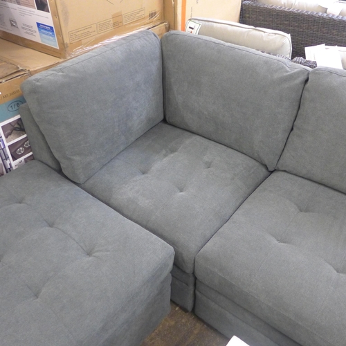 1452 - A Tisdale 6 piece Zipback Dark Grey Sofa, original RRP £1166.66 + VAT (4184-23) *This lot is subject... 