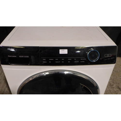 3380 - Haier Series 979 8Kg Washer Dryer - model no - HWD80-B14979  (303-401) * This lot is subject to VAT