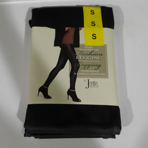 Quantity of ladies black leggings - size S * This lot is subject to VAT
