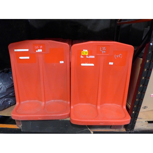 3394 - 10  fire extinguisher stands,* This lot is subject to VAT