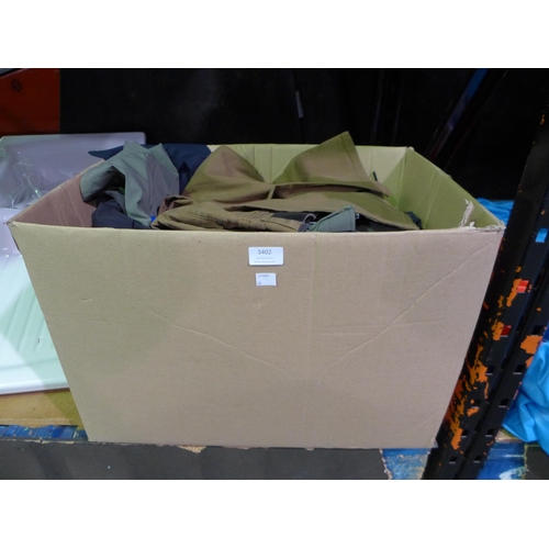 3402 - Quantity of men's trousers and shorts - various sizes, styles, colours  * This lot is subject to VAT