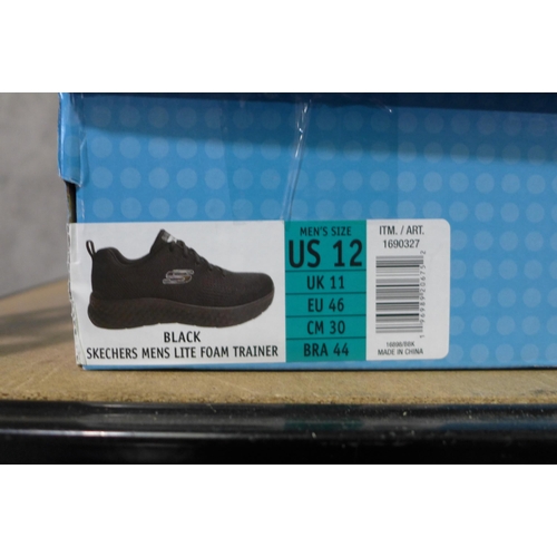 3416 - Men's black Skechers - UK size 11 -  * This lot is subject to VAT