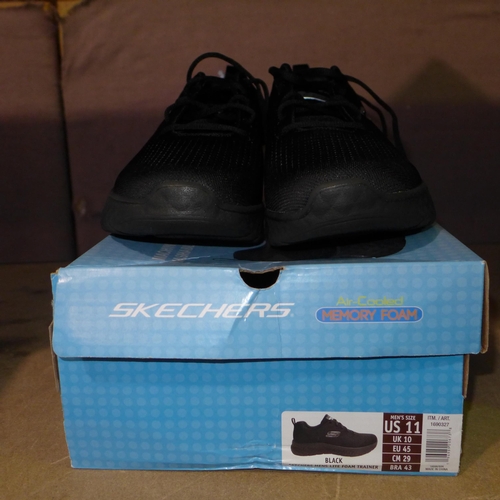 3417 - Men's black Skechers - UK size 10  * This lot is subject to VAT