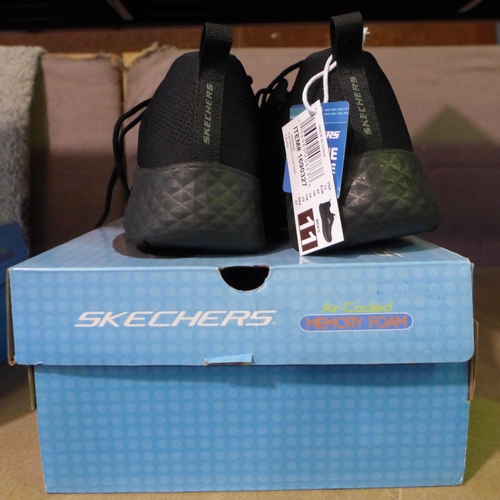 3417 - Men's black Skechers - UK size 10  * This lot is subject to VAT