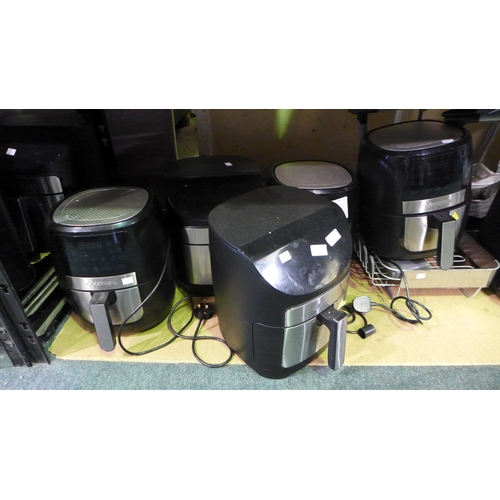 3420 - Scrap Lot of mainly Gourmia Air Fryers (302-108,110,124,133,255/924)  * This lot is subject to vat