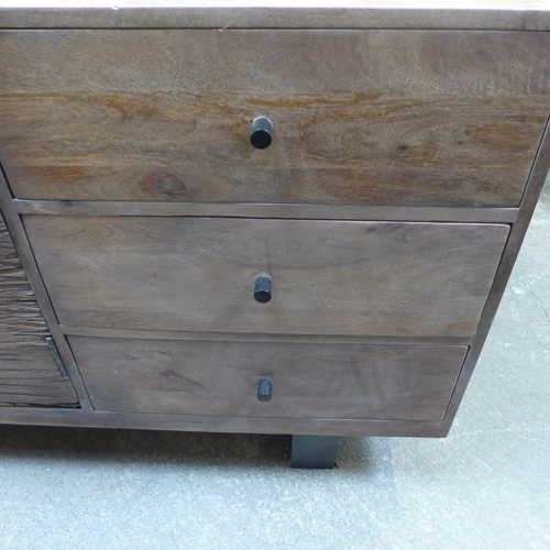 1440 - A Phoenix two door, three drawer sideboard  * This lot is subject to VAT