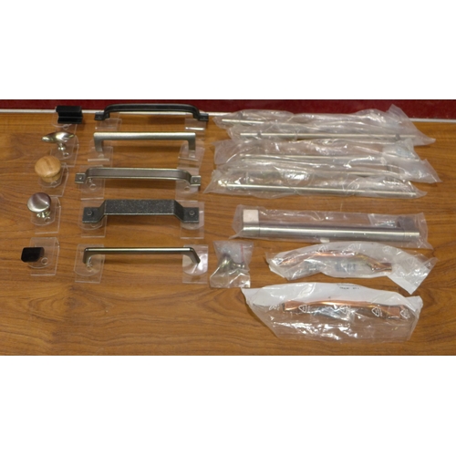 3163 - Quantity of Misc. Handles, and Four Ear Plug Dispensers * This lot is subject to VAT