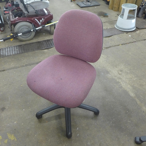 2340 - Two office chairs * this lot is subject to VAT