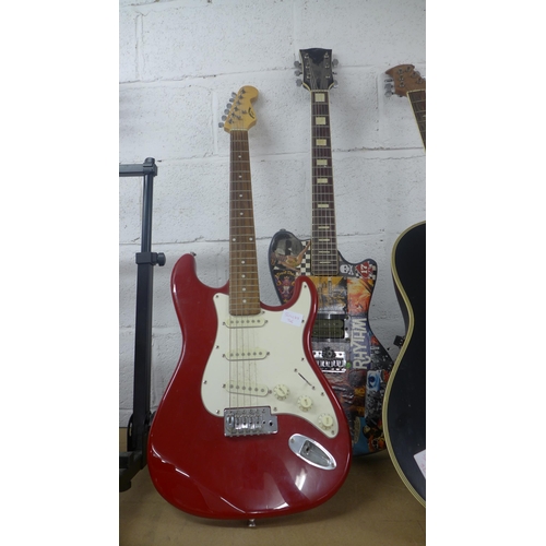 2076 - A Puretone electric guitar and one other