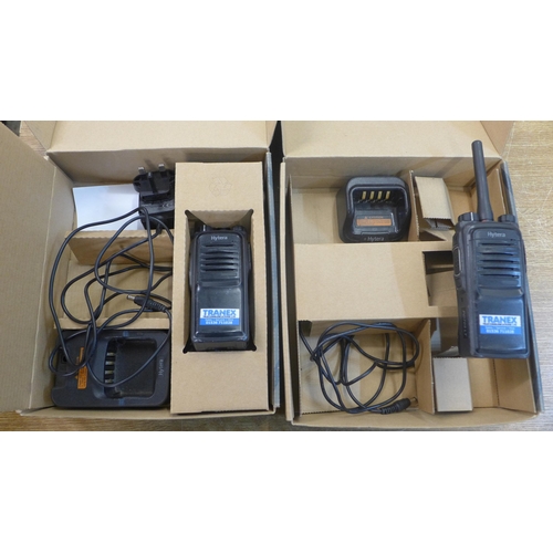 2134 - 2 Hytera walkie-talkies