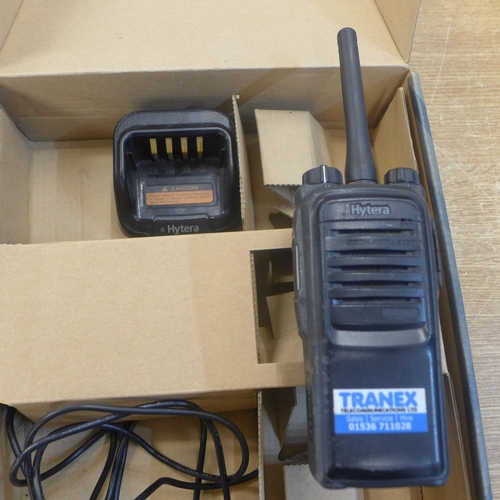 2134 - 2 Hytera walkie-talkies