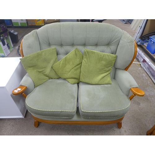 2283 - A conservatory sofa and chair