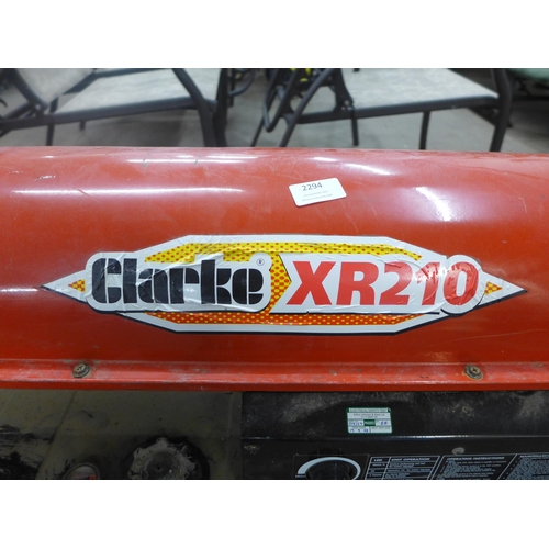 2294 - A Clarke XR210 7HP petrol heater