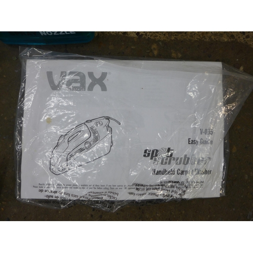 2314 - A Vax sweeper vac and attachments (model no. VO36)