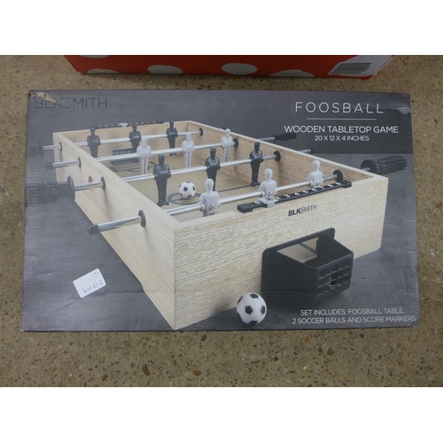 2347 - A Blksmith wooden table top football game (20