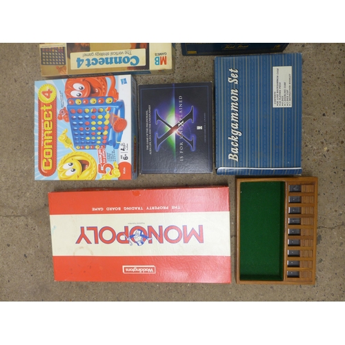 2354 - A box of games and playing cards