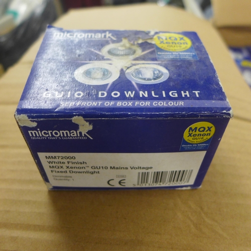 2362 - A large quantity of downlighters and bulbs