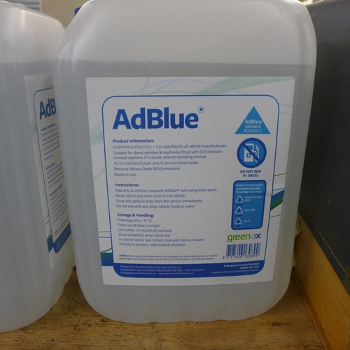 2364 - 4 5-litre bottles of Add Blue