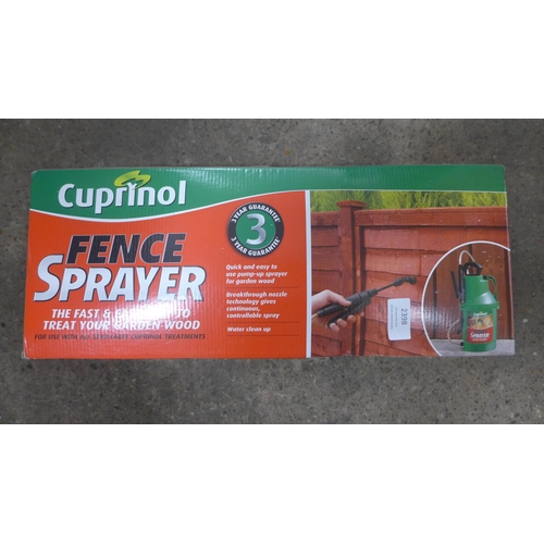 2398 - A Cuprinol fence sprayer, boxed and unused