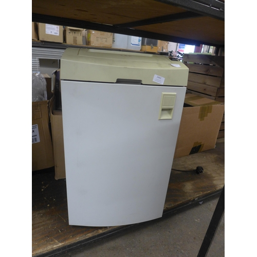 2442 - A Rexel P-265 industrial paper shredder