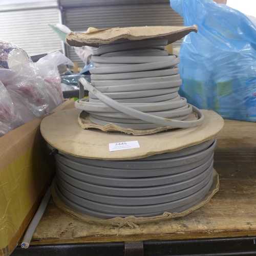 2445 - 2 Reels of twin and earth cable