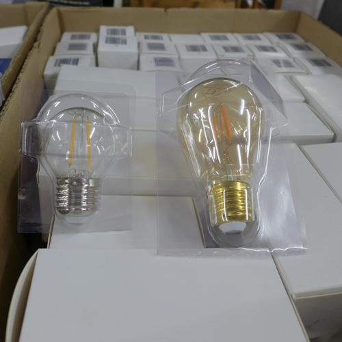 2458 - Approximately 60 Mixed screw in light bulbs