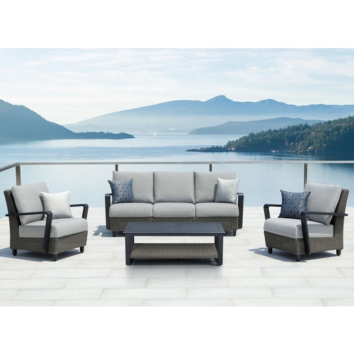 1482 - An Ove Decors Augusta 4 piece Deep Seating Chat Set, original RRP £1249.99 + VAT - slightly marked (... 