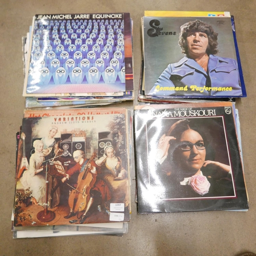 1097 - A collection of LP records **PLEASE NOTE THIS LOT IS NOT ELIGIBLE FOR POSTING AND PACKING**