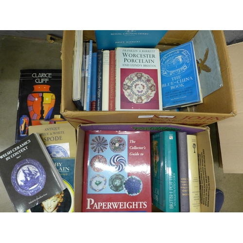 1116 - A box of antique guides and reference books **PLEASE NOTE THIS LOT IS NOT ELIGIBLE FOR POSTING AND P... 