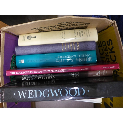 1116 - A box of antique guides and reference books **PLEASE NOTE THIS LOT IS NOT ELIGIBLE FOR POSTING AND P... 