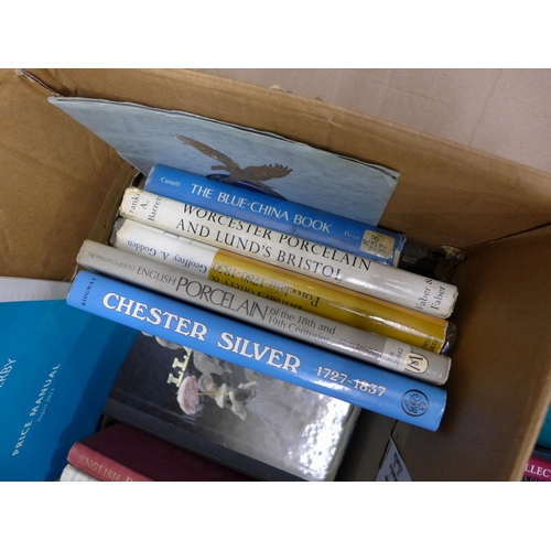 1116 - A box of antique guides and reference books **PLEASE NOTE THIS LOT IS NOT ELIGIBLE FOR POSTING AND P... 