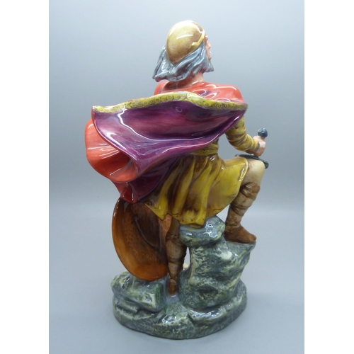 604 - A Royal Doulton Alfred The Great figure, HN3821