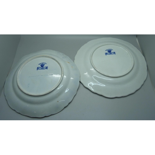 615 - A pair of Mason's Patent Ironstone China plates