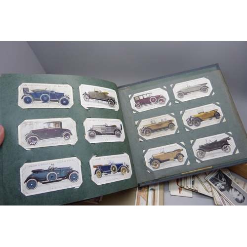 639 - A collection of military themed cigarette cards and others