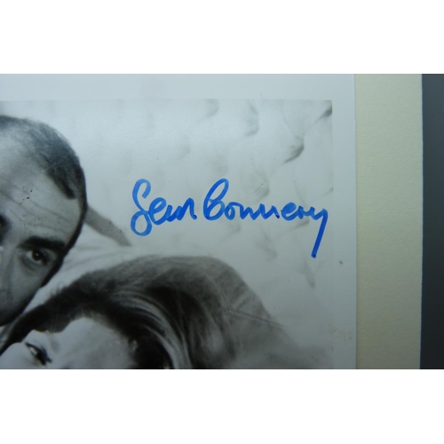 656 - James Bond interest; Sean Connery autographed lobby card for The Anderson Tapes