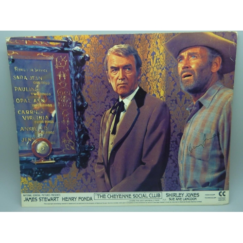 661 - A Henry Fonda autographed lobby card