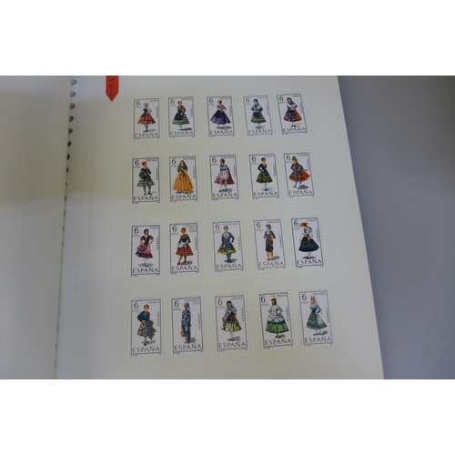 712 - Stamps, mixed mint Isle of Man (1973-1980) commemoratives to £1, mint Spain commemoratives (10pp), E... 