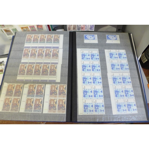 755 - Stamp albums and stamps